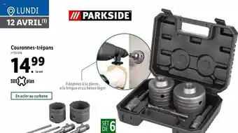 Lidl Couronnes-trépans Parkside offre