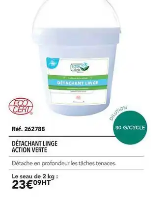 METRO Détachant Linge Action Verte Eco Cert offre