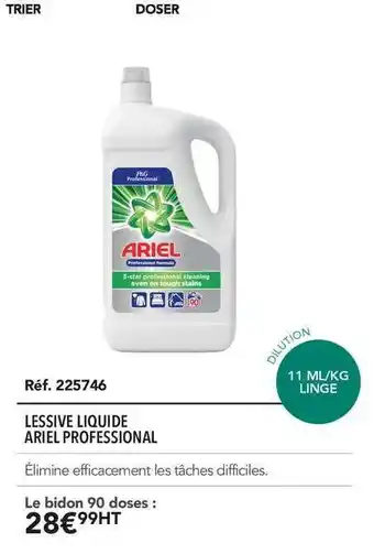 METRO Lessive Liquide Ariel Professional offre