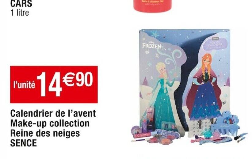 Calendrier De L'avent Reine Des Neiges Maquillage 