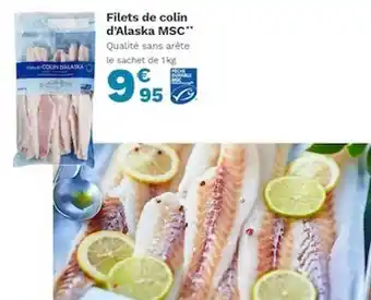 Picard Filets De Colin D'alaska Msc offre