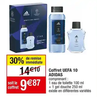 Cora x Carrefour Coffret UEFA 10 ADIDAS offre