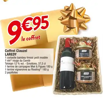 Cora x Carrefour Coffret Clauzel LAREDY offre