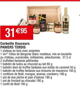 Corbeille Douceurs PANIERS TERDIS