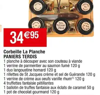 Cora x Carrefour Corbeille La Planche PANIERS TERDIS offre