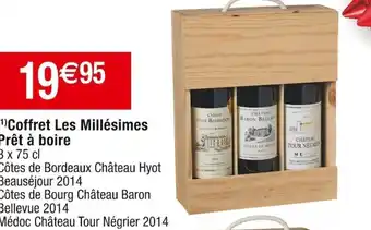 Prêt à boire Coffret Les Millésimes
