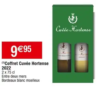 Cora x Carrefour Coffret Cuvée Hortense 2022 offre