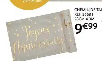 Chemin De Table