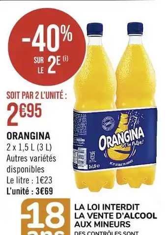 Casino Supermarchés Orangina orangina offre