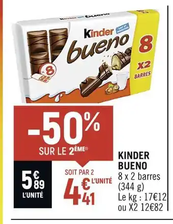 Spar Kinder bueno kinder bueno offre
