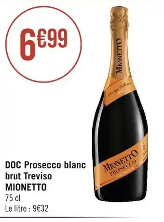 Mionetto doc prosecco blanc brut treviso
