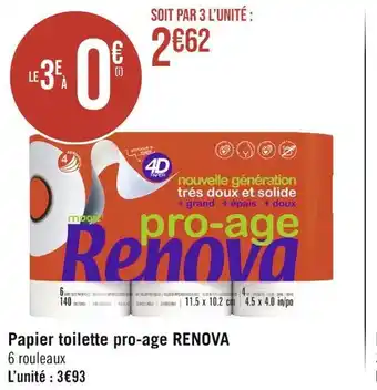 Renova papier toilette pro-age
