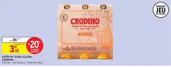 Intermarché Crodino apéritif sans alcool offre