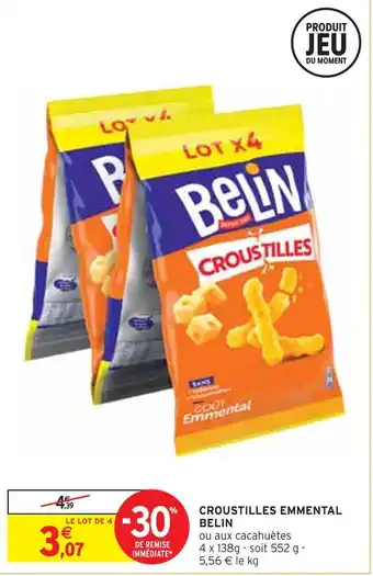 Intermarché Belin croustilles emmental offre