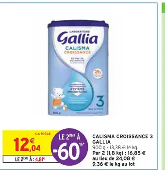 Intermarché Gallia calisma croissance 3 gallia offre