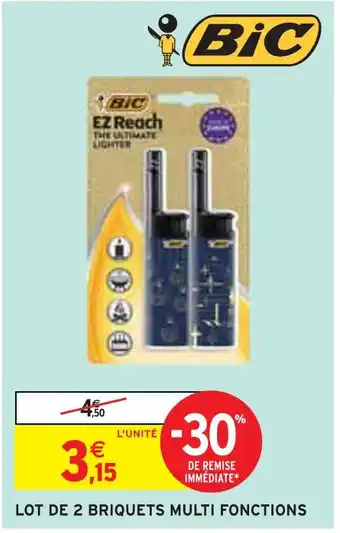 Bic lot de 2 briquets multi fonctions