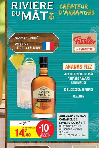 Intermarché Rivière du mât arrangé ananas caramélisé offre