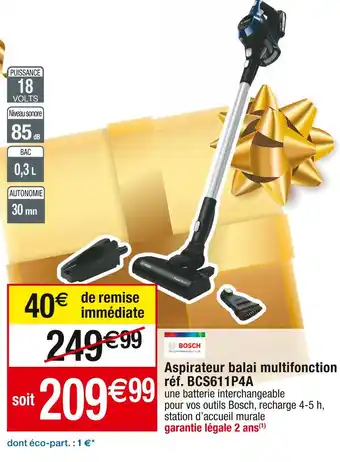 Cora x Carrefour Rowenta aspirateur balai multifonction offre