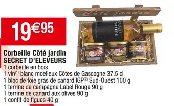 Cora x Carrefour Corbeille côté jardin offre