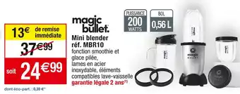 Cora x Carrefour Magic bullet mini blender offre