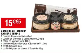 Cora x Carrefour Paniers terdis corbeille le tartineur offre
