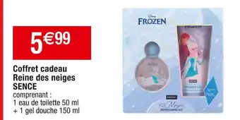 Cora x Carrefour Sence coffret cadeau reine des neiges offre