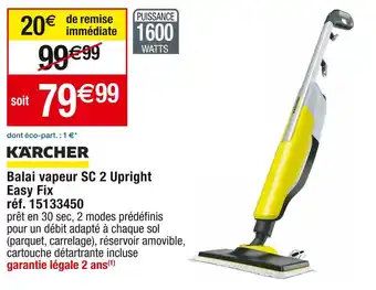 Karcher balai vapeur sc 2 upright easy fix