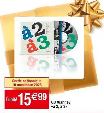Cd vianney à 2, à 3