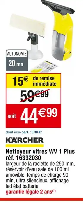 Karcher nettoyeur vitres wv 1 plus
