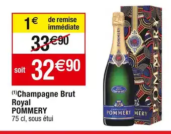 Cora x Carrefour Pommery champagne brut royal offre