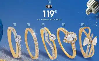 Cora x Carrefour Carré d'or bague or jaune oxyde de zirconium offre