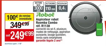 Cora x Carrefour Irobot aspirateur robot roomba combo offre