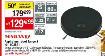 Cora x Carrefour Marantz aspirateur robot tango 2 offre