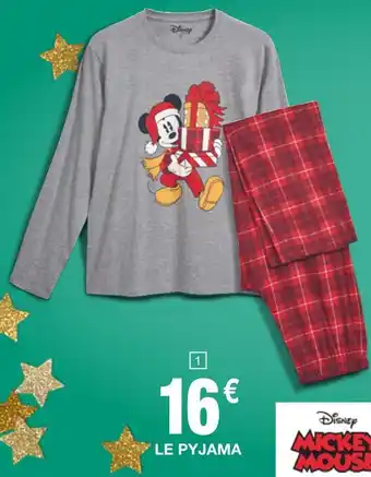 Cora x Carrefour Disney pyjama licence homme offre