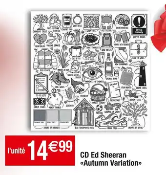 Cd ed sheeran autumn variation
