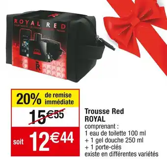 Cora x Carrefour Royal trousse red offre