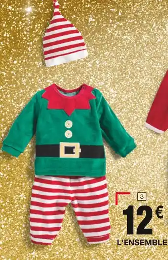 Ensemble 3 pièces lutin