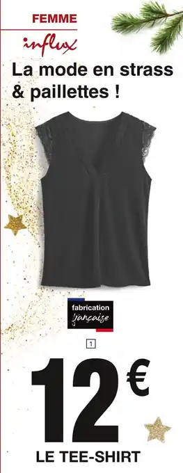 Cora x Carrefour Influx tee-shirt offre