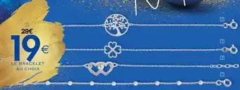Cora x Carrefour Carré d'or bracelet argent rhodié offre