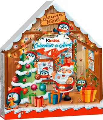 Match Kinder calendrier de l'avent offre