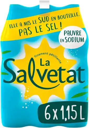 Match Salvetat eau minérale naturelle pétillante offre