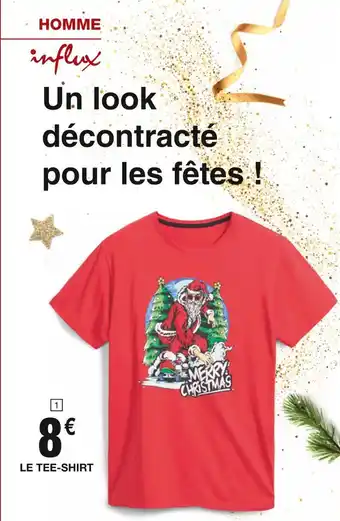 Cora x Carrefour Influx tee-shirt offre