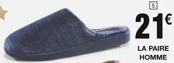 Cora x Carrefour Isotoner ballerine ou mule femme ou homme offre
