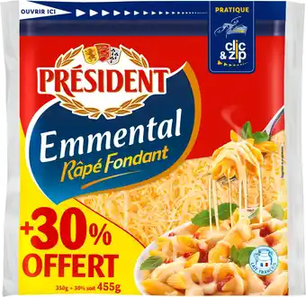 Match President emmental offre