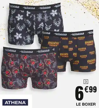 Cora x Carrefour Athena boxer homme stranger things offre