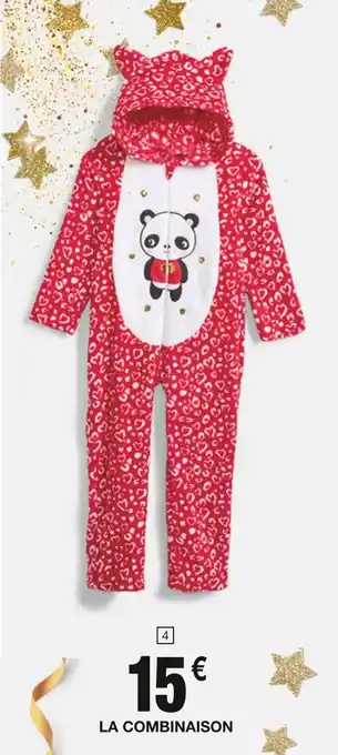 Cora x Carrefour Combinaison panda enfant offre