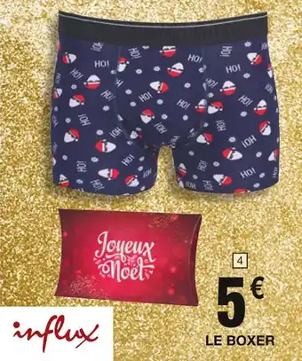 Influx boxer homme avec pochette cadeau