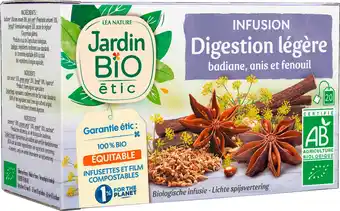 Match Jardin bio etic infusion bio offre