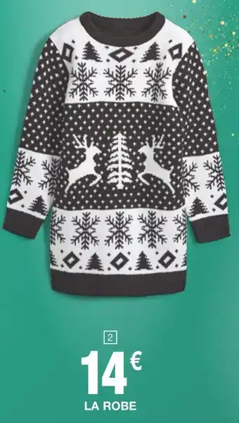 Cora x Carrefour Influx robe pull enfant offre