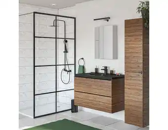 Brico Dépôt Paroi walk-in 100 cm type industriel offre